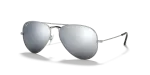 แว่นกันแดด Rayban RB3025-019/W3 มุมเฉียง สีเงิน สำหรับผู้ใช้ทุกเพศ
