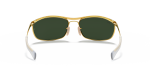 แว่นกันแดด Rayban Olympian I Deluxe RB3119M-001/31 Arista Green G-15 แว่นกันแดด Rayban RB3119M-001/31 ขาแว่นด้านใน