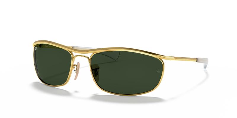 แว่นกันแดด Rayban Olympian I Deluxe RB3119M-001/31 Arista Green G-15 แว่นกันแดด Rayban RB3119M-001/31 มุมเฉียง สีอะริสต้า สำหรับผู้ใช้ทุกเพศ