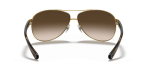แว่นกันแดด Rayban RB3386-001/13 Arista Brown Gradient แว่นกันแดด Rayban RB3386-001/13 ขาแว่นด้านใน