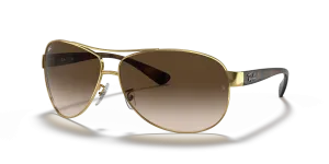แว่นกันแดด Rayban RB3386-001/13 มุมเฉียง สีอะริสต้า สำหรับผู้ชาย