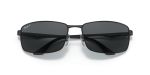 แว่นกันแดด Rayban RB3498-006/81 Black Grey Polarized แว่นกันแดด Rayban RB3498-006/81 close-up ด้านหน้า