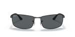 แว่นกันแดด Rayban RB3498-006/81 Black Grey Polarized แว่นกันแดด Rayban RB3498-006/81 ด้านหน้า