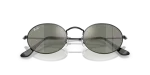 แว่นกันแดด Rayban Oval RB3547N-002/39 Black Bronze แว่นกันแดด Rayban RB3547N-002/39 close-up ด้านหน้า