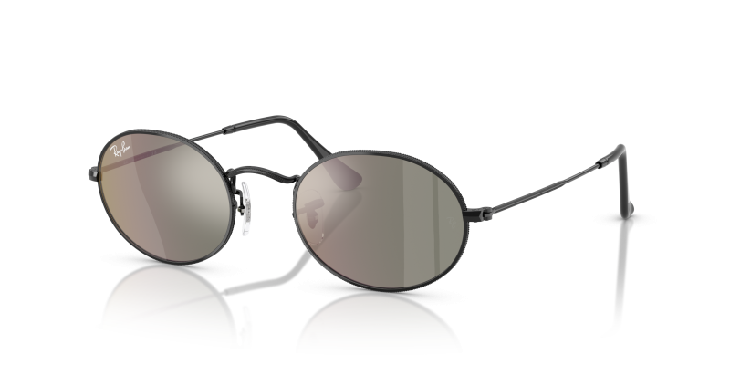 แว่นกันแดด Rayban Oval RB3547N-002/39 Black Bronze แว่นกันแดด Rayban RB3547N-002/39 มุมเฉียง สีดำ สำหรับผู้ใช้ทุกเพศ