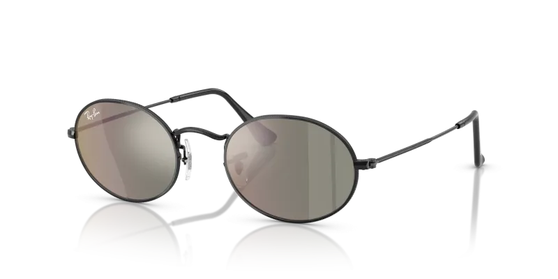 แว่นกันแดด Rayban Oval RB3547N-002/39 Black Bronze แว่นกันแดด Rayban RB3547N-002/39 มุมเฉียง สีดำ สำหรับผู้ใช้ทุกเพศ