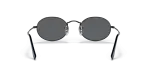 แว่นกันแดด Rayban Oval RB3547-002/B1 Black Dark Grey แว่นกันแดด Rayban RB3547-002/B1 ขาแว่นด้านใน