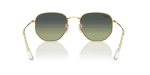 แว่นกันแดด Rayban Hexagonal RB3548-001/BH Arista Green Vintage แว่นกันแดด Rayban RB3548-001/BH ขาแว่นด้านใน