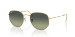 แว่นกันแดด Rayban Hexagonal RB3548-001/BH Arista Green Vintage แว่นกันแดด Rayban RB3548-001/BH มุมเฉียง สีอะริสต้า สำหรับผู้ใช้ทุกเพศ
