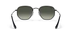 แว่นกันแดด Rayban Hexagonal RB3548-002/71 Black Grey Gradient แว่นกันแดด Rayban RB3548-002/71 ขาแว่นด้านใน