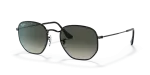 แว่นกันแดด Rayban Hexagonal RB3548-002/71 Black Grey Gradient แว่นกันแดด Rayban RB3548-002/71 มุมเฉียง สีดำ สำหรับผู้ใช้ทุกเพศ