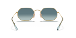 แว่นกันแดด Rayban Octagonal RB3556N-91233M Arista Blue Gradient แว่นกันแดด Rayban RB3556N-91233M ขาแว่นด้านใน