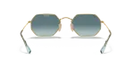 แว่นกันแดด Rayban Octagonal RB3556N-91233M Arista Blue Gradient แว่นกันแดด Rayban RB3556N-91233M ขาแว่นด้านใน