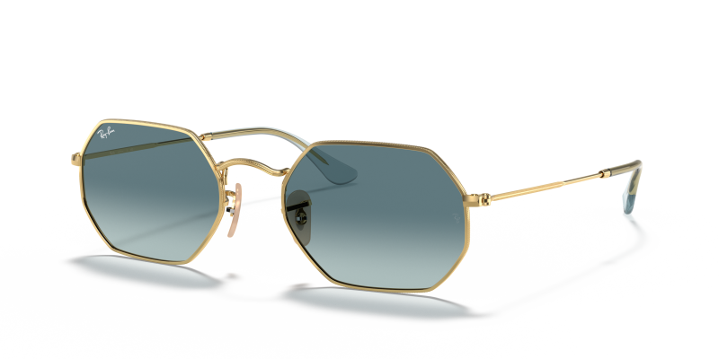 แว่นกันแดด Rayban Octagonal RB3556N-91233M Arista Blue Gradient แว่นกันแดด Rayban RB3556N-91233M มุมเฉียง สีอะริสต้า สำหรับผู้ใช้ทุกเพศ
