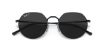 แว่นกันแดด Rayban Jack RB3565-002/48 Black Polarized แว่นกันแดด Rayban RB3565-002/48 close-up ด้านหน้า