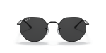แว่นกันแดด Rayban Jack RB3565-002/48 Black Polarized แว่นกันแดด Rayban RB3565-002/48 ด้านหน้า