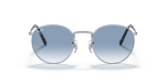 แว่นกันแดด Rayban New Round RB3637-003/3F Silver Clear Gradient Blue แว่นกันแดด Rayban RB3637-003/3F ด้านหน้า