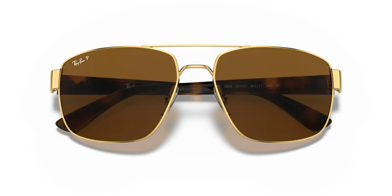 แว่นกันแดด Rayban RB3663-001/57 close-up ด้านหน้า