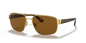 แว่นกันแดด Rayban RB3663-001/57 มุมเฉียง สีอะริสต้า สำหรับผู้ชาย
