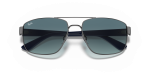 แว่นกันแดด Rayban RB3663-004/3M close-up ด้านหน้า