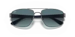 แว่นกันแดด Rayban RB3663-004/3M close-up ด้านหน้า