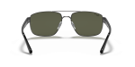 แว่นกันแดด Rayban RB3663-004/58 Gunmetal G-15 Green Polarized แว่นกันแดด Rayban RB3663-004/58 ขาแว่นด้านใน