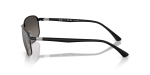 แว่นกันแดด Rayban RB3671CH-186/5J มุมข้าง ขาแว่นสีดำ