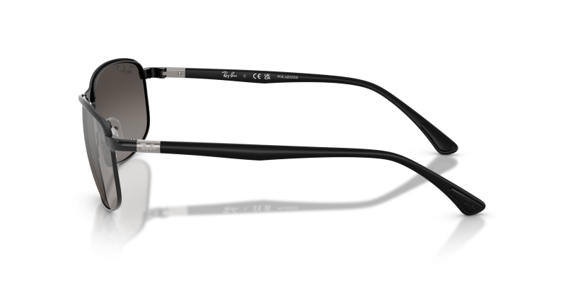 แว่นกันแดด Rayban RB3671CH-186/5J มุมข้าง ขาแว่นสีดำ