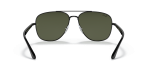 แว่นกันแดด Rayban RB3683-002/31 Black Green G-15 แว่นกันแดด Rayban RB3683-002/31 ขาแว่นด้านใน