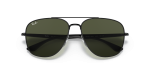 แว่นกันแดด Rayban RB3683-002/31 Black Green G-15 แว่นกันแดด Rayban RB3683-002/31 close-up ด้านหน้า
