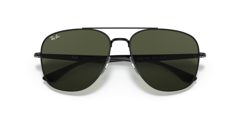 แว่นกันแดด Rayban RB3683-002/31 close-up ด้านหน้า