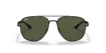 แว่นกันแดด Rayban RB3683-002/31 Black Green G-15 แว่นกันแดด Rayban RB3683-002/31 ด้านหน้า