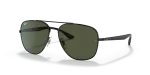 แว่นกันแดด Rayban RB3683-002/31 Black Green G-15 แว่นกันแดด Rayban RB3683-002/31 มุมเฉียง สีดำ สำหรับผู้ใช้ทุกเพศ
