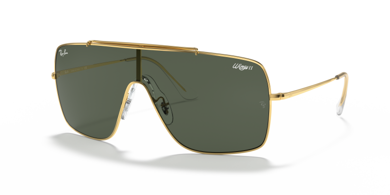 แว่นกันแดด Rayban Wings II RB3697-905071 Arista Dark Green แว่นกันแดด Rayban RB3697-905071 มุมเฉียง สีอะริสต้า สำหรับผู้ชาย