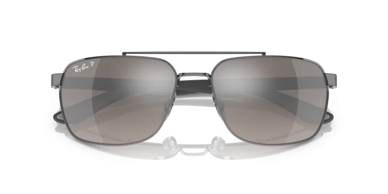 แว่นกันแดด Rayban RB3701-004/5J close-up ด้านหน้า
