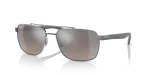 แว่นกันแดด Rayban RB3701-004/5J Gunmetal Polar Dark Grey แว่นกันแดด Rayban RB3701-004/5J มุมเฉียง สีกันเมทัล สำหรับผู้ชาย