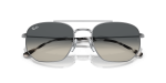 แว่นกันแดด Rayban RB3707-003/71 Silver Grey แว่นกันแดด Rayban RB3707-003/71 close-up ด้านหน้า