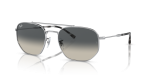 แว่นกันแดด Rayban RB3707-003/71 Silver Grey แว่นกันแดด Rayban RB3707-003/71 มุมเฉียง สีเงิน สำหรับผู้ใช้ทุกเพศ