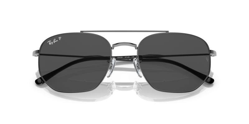 แว่นกันแดด Rayban RB3707-004/K8 close-up ด้านหน้า