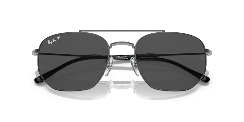 แว่นกันแดด Rayban RB3707-004/K8 close-up ด้านหน้า