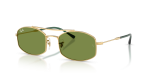 แว่นกันแดด Rayban RB3719-001/4E มุมเฉียง สีอะริสต้า สำหรับผู้ใช้ทุกเพศ