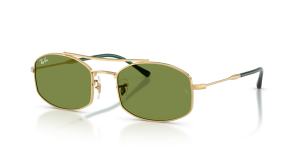 แว่นกันแดด Rayban RB3719-001/4E มุมเฉียง สีมองอะริสต้า สำหรับผู้ใช้ทุกเพศ