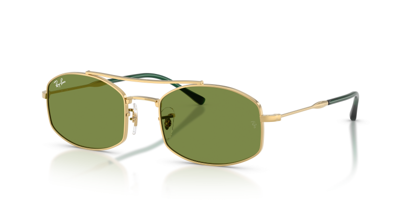 แว่นกันแดด Rayban RB3719-001/4E มุมเฉียง สีอะริสต้า สำหรับผู้ใช้ทุกเพศ