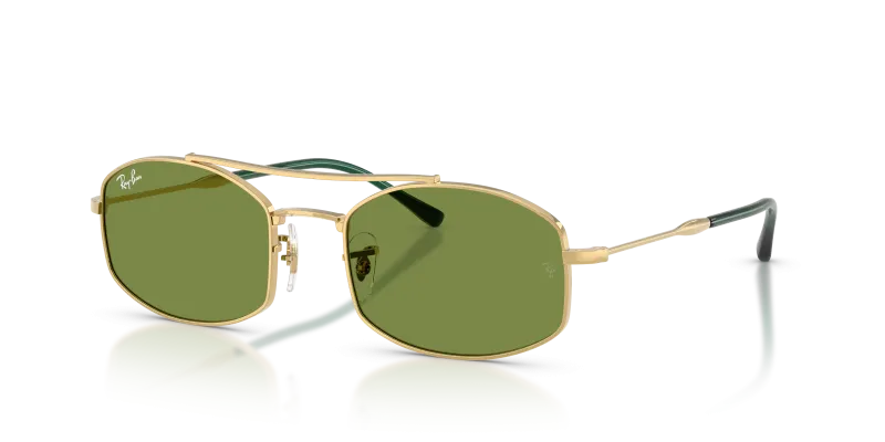 แว่นกันแดด Rayban RB3719-001/4E Arista Green แว่นกันแดด Rayban RB3719-001/4E มุมเฉียง สีอะริสต้า สำหรับผู้ใช้ทุกเพศ