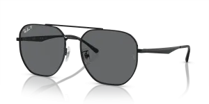 แว่นกันแดด Rayban RB3724D-002/81 มุมเฉียง สีดำ สำหรับผู้ใช้ทุกเพศ