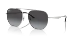 แว่นกันแดด Rayban RB3724D-003/8G Silver Grey แว่นกันแดด Rayban RB3724D-003/8G มุมเฉียง สีเงิน สำหรับผู้ใช้ทุกเพศ