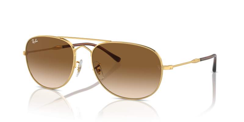 แว่นกันแดด Rayban RB3735-001/51 มุมเฉียง สีอะริสต้า สำหรับผู้ใช้ทุกเพศ