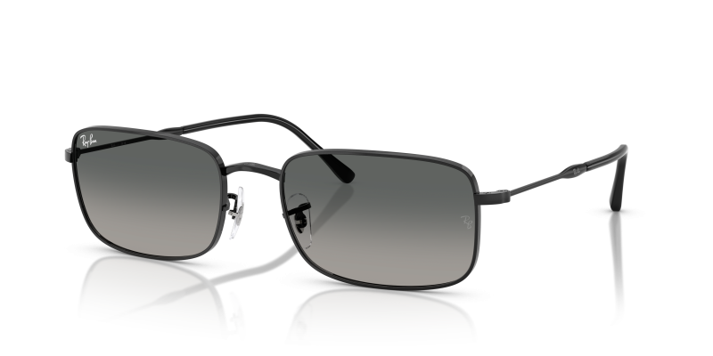 แว่นกันแดด Rayban RB3746-002/71 มุมเฉียง สีดำ สำหรับผู้ใช้ทุกเพศ
