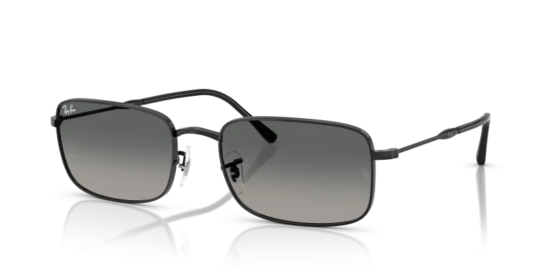 แว่นกันแดด Rayban RB3746-002/71 มุมเฉียง สีดำ สำหรับผู้ใช้ทุกเพศ
