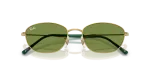แว่นกันแดด Rayban RB3749-001/4E Arista Green แว่นกันแดด Rayban RB3749-001/4E close-up ด้านหน้า